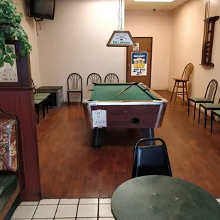 Pool Table Area