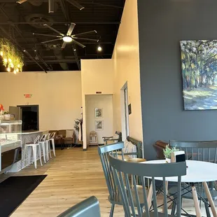 Inside the restaurant