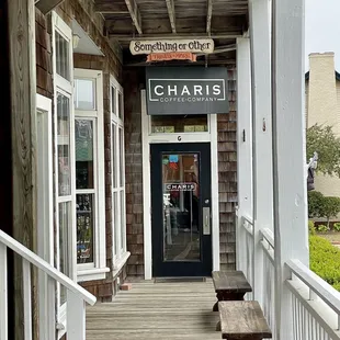 Front entrance of shop - located In the building right behind the Magnolia Market Pavilion right in the center of town