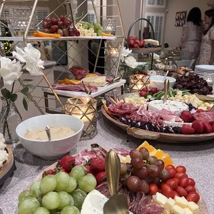She prepared charcuteries as well!