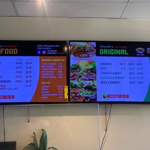 Menu Prices as of April 2023
