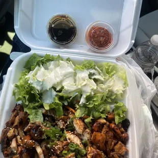 Chicken teriyaki plate