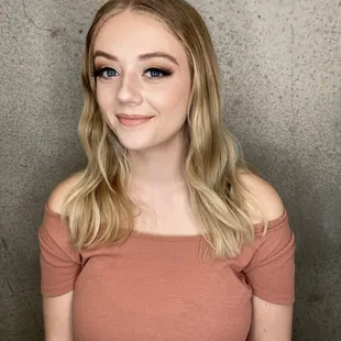 Bridal makeup trial run