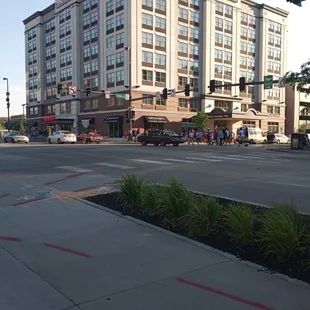 Ole Miss fans starting to pour out of the Hilton Garden downtown after the championship game.