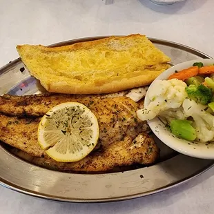 Black &amp; Gold: Blackened Redfish with Vegetables