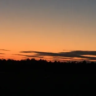 Sunset ... So pretty on a January golf day!