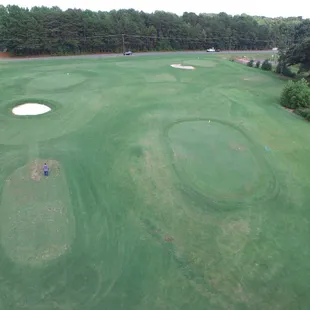 Three hole short course to practice your 80 yards and in game!