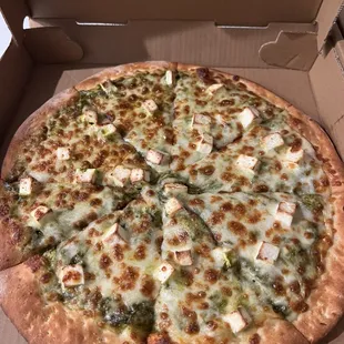 Palak Paneer Pizza