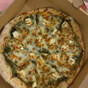 a pizza in a box