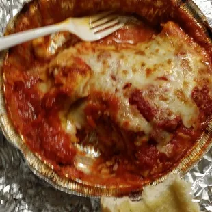 Delicious (albeit, a bit tomato-y) Meat Lasagne