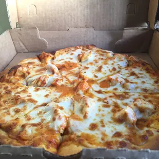 The chicken tikka masala pizza is amazing