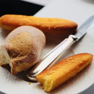 Bread-french baguette &amp; corn bread