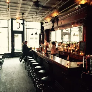 a man sitting at a bar