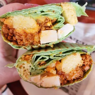 Vegan breakfast burrito