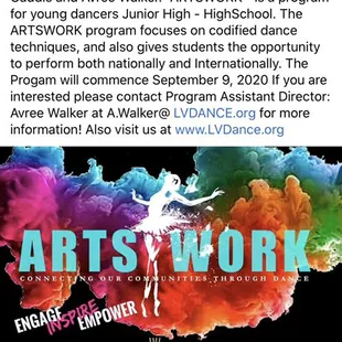 The launch of our Artswork program in partnership with Contemporary West Dance Theatre!