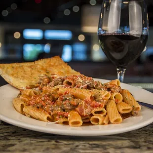 pasta dish, pasta, food