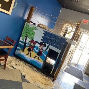 Kids play area/boat