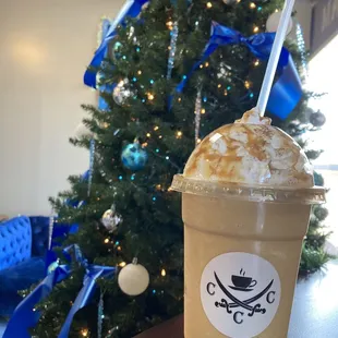 Blended caramel macchiato