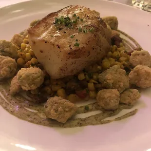 Pan Seared Sea Bass