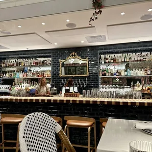 The beautiful bar area.