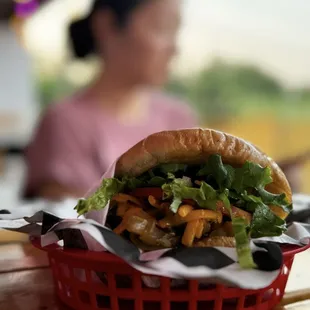 #7. Project X with half Tater Tots and Half Order of Onion Rings