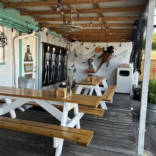 One of the patio areas!