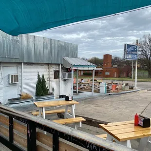 Hanging out in the play area