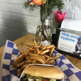 #1. Hamburger and Fries