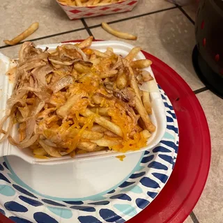 Animal style fries