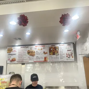 two men at a counter