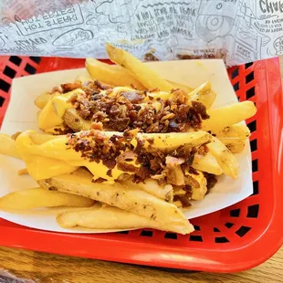 CHEESE &amp; BACON FRIES