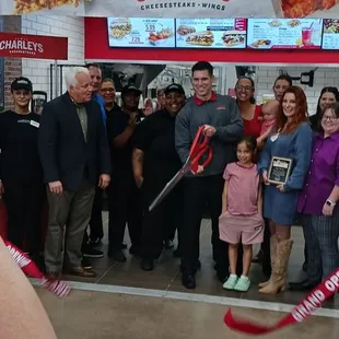 Officially open