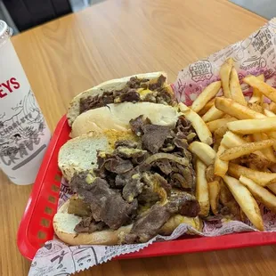 Classics Philly Cheese steak. (Recommend)