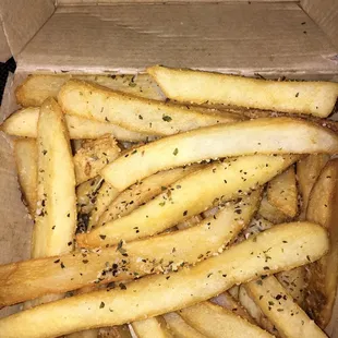 Fries with Parmesan Seasoning