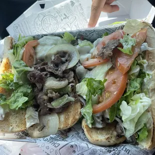 Large PHILLY CHEESESTEAK