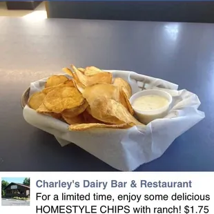 a basket of chips