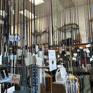 Fishing poles