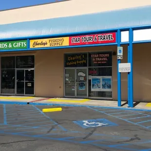 Front of shop.