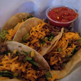 Beef tacos $2 on Thursdays as of March 2022