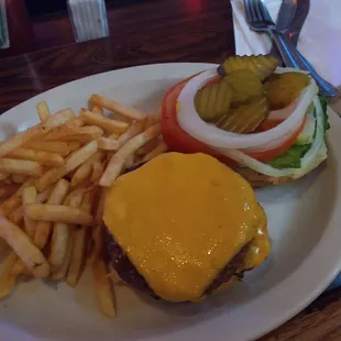 Double cheeseburger