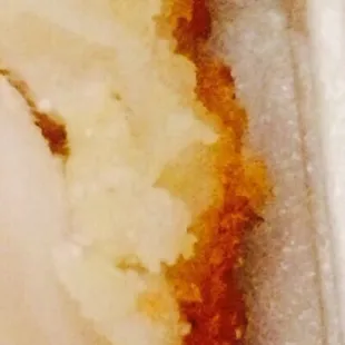 Look at the pasty-fine line of quality of the breading on the shrimp!  No excess !!