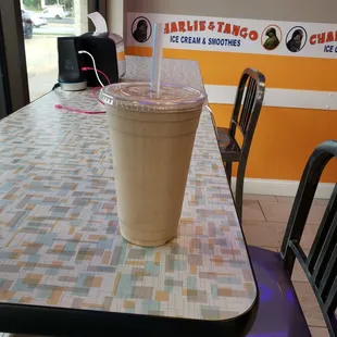 A nice chocolate malt. Traditional vanilla with chocolate rather than chocolate on chocolate. You can have it however you want!