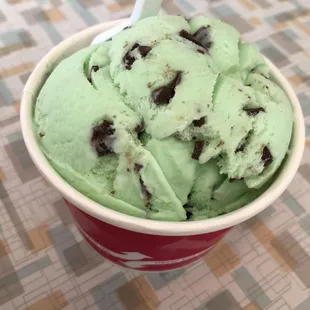Mint chocolate chip.