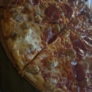 Pizza. And yes I we asked for it overcooked on purpose