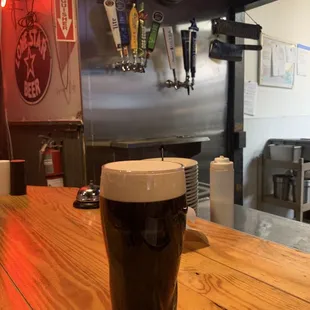 Guinness at my favorite neighborhood bar/Gastro pub on a frigid day.