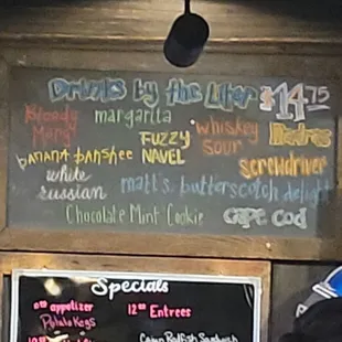 Drink specials