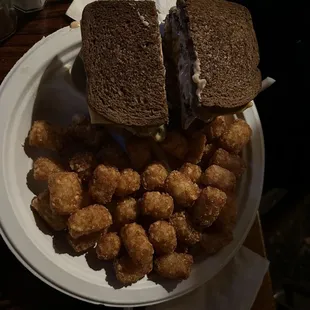 Reuben and tots