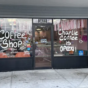 Charlie Coffee Store Front