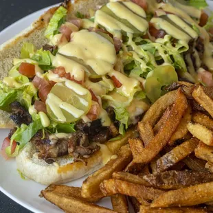 steak, food