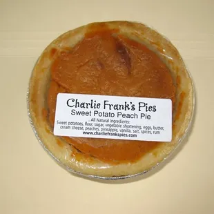 sweet potato peach pie